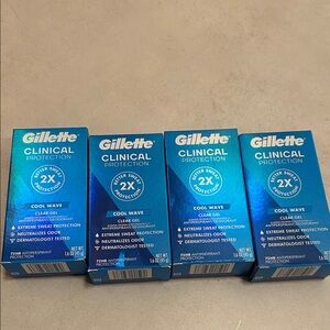 Gillette Clinical Protection Cool Wave Antiperspirant (set of 4)